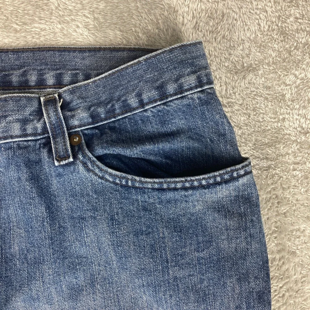 Perry‎ Ellis Jeans Mens Straight Leg Denim Medium Wash 100% Cotton 36x30